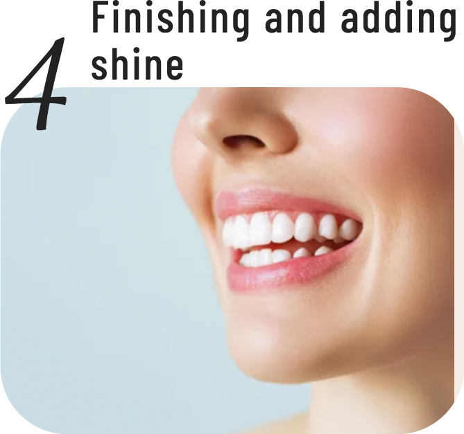 Finishing and adding shine